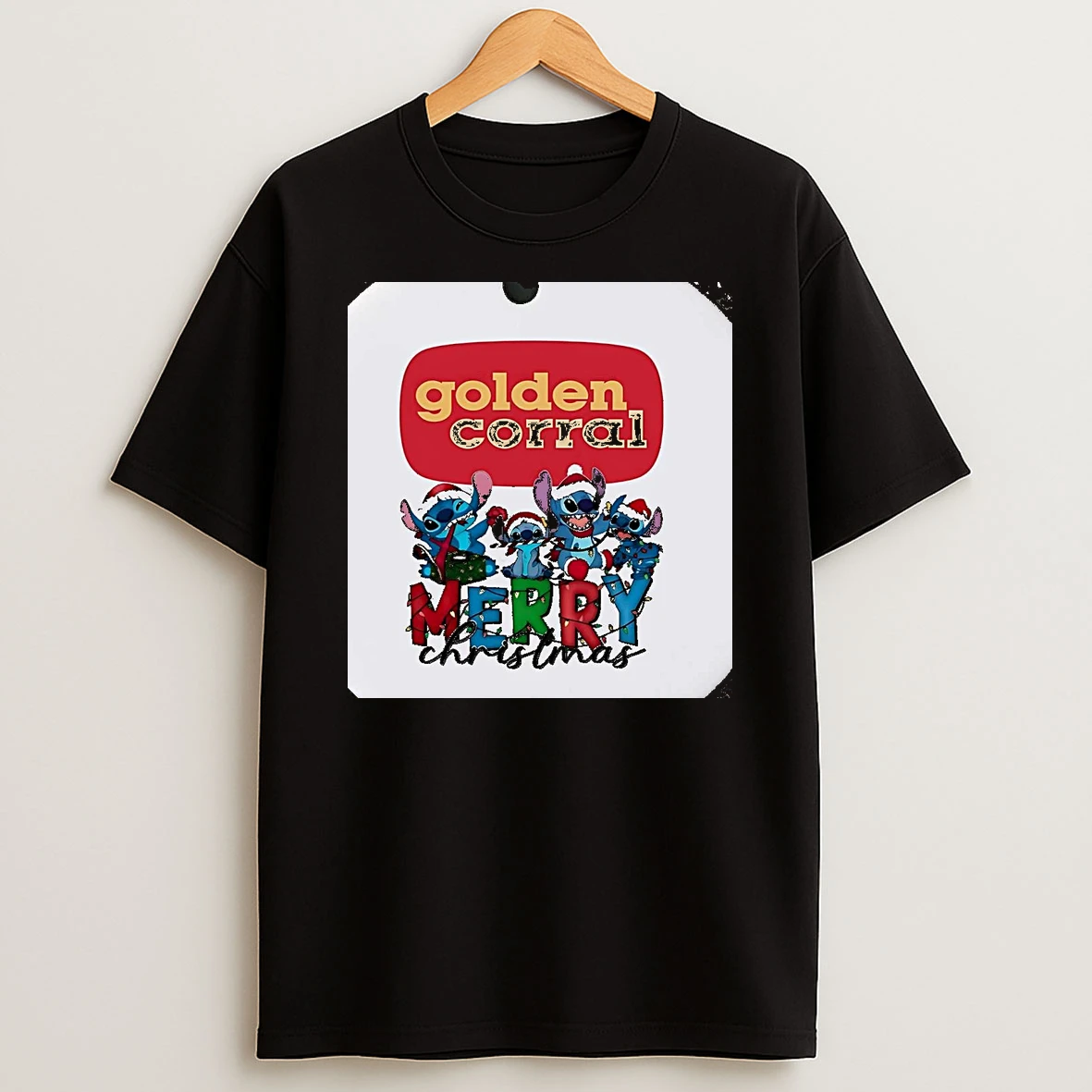 Stitch Golden Corral Merry Christmas Christmas Shirts