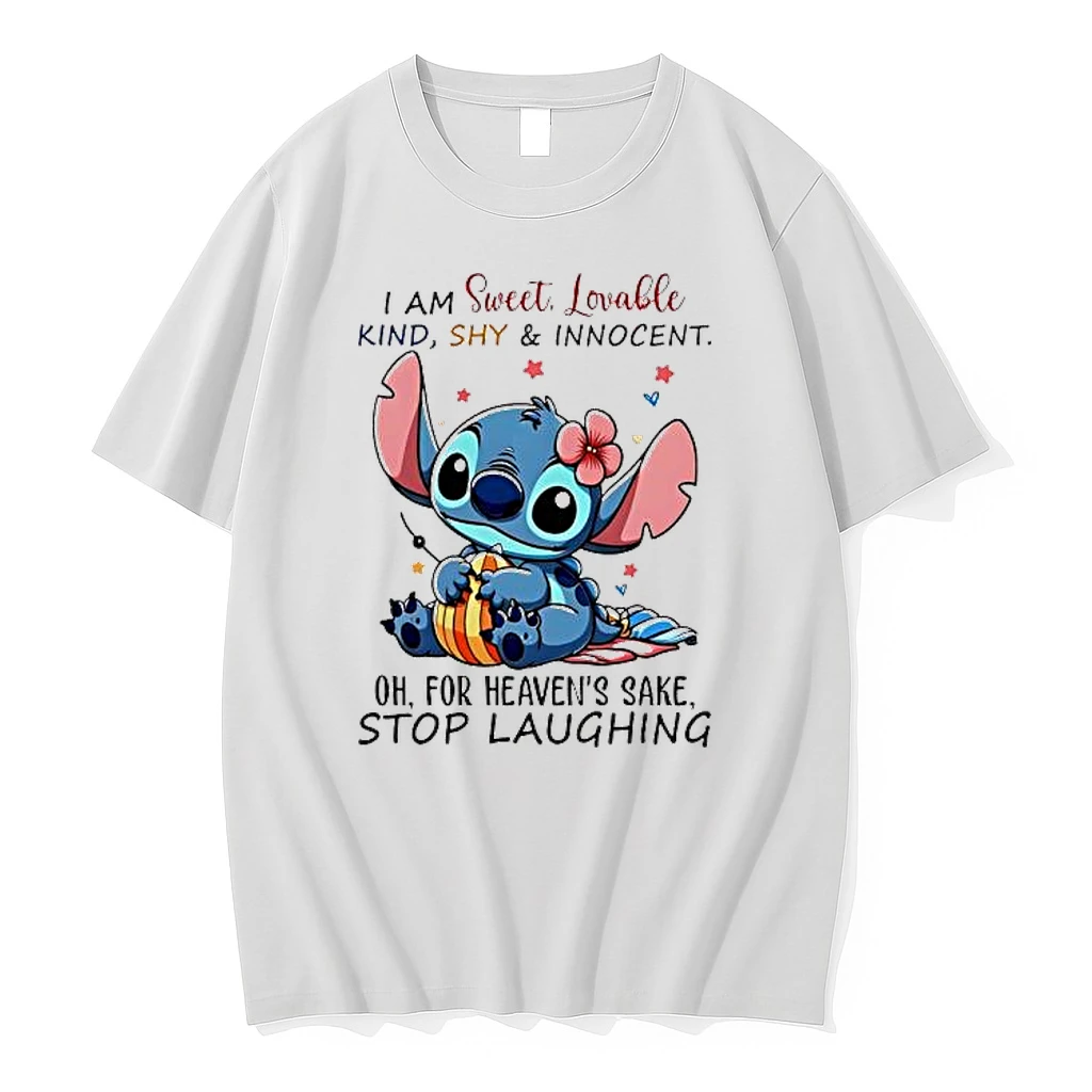 Stitch I Am Sweet Lovable Kind Shy And Innocent Oh For Heavens Sake Stop Laughing Shirts