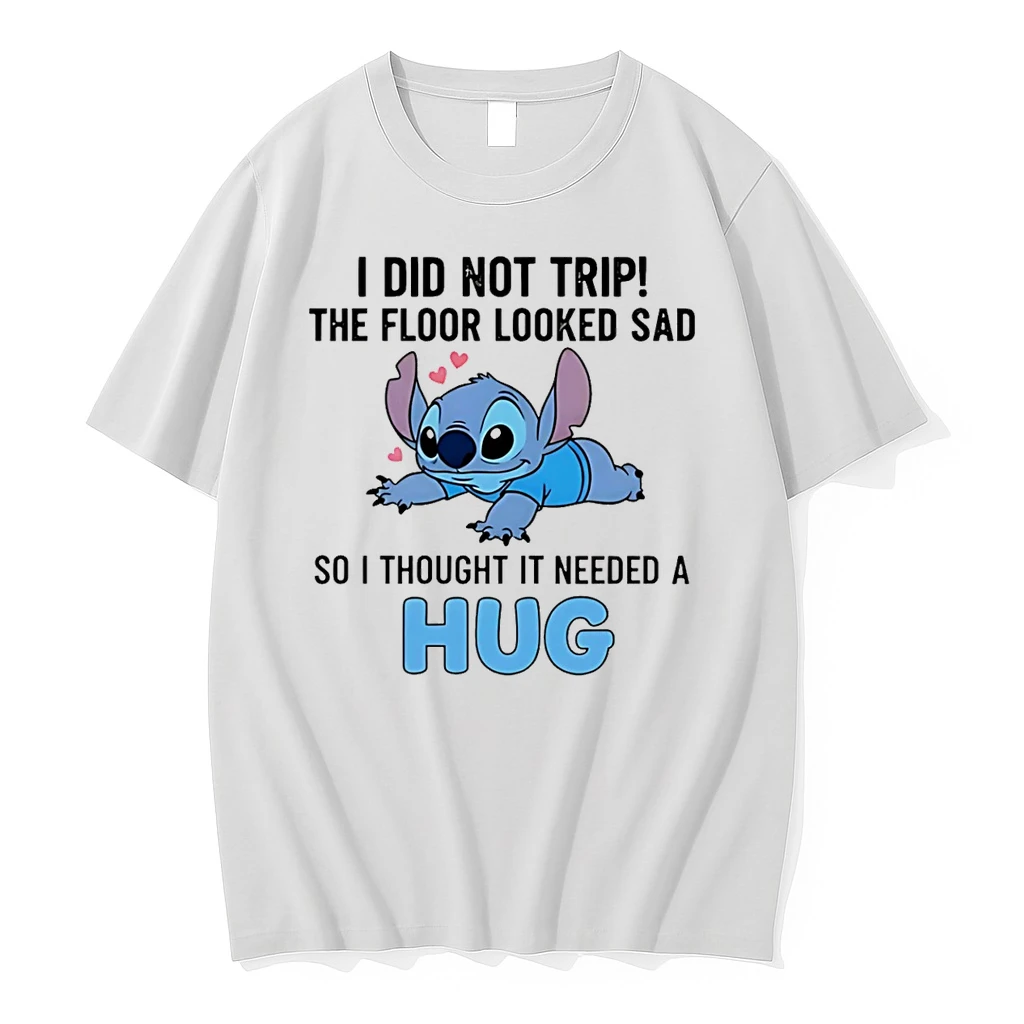 Stitch I Did Not Trip The Floor Looked Sad So I Thought It Needed A Hug Shirts