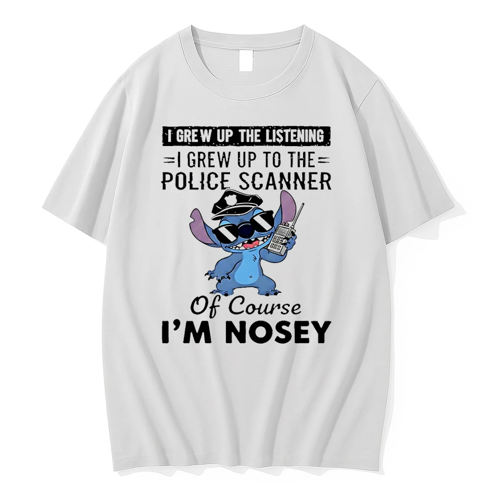 Stitch I Grew Up The Listening I Grew Up To The Police Scanner Shirts