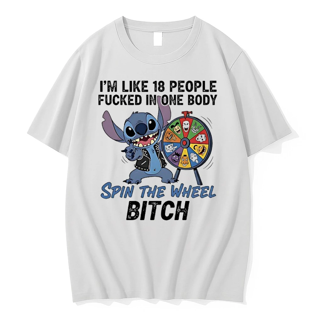 Stitch Im Like 18 People Fucked In One Body Spin The Wheel Bitch Shirts