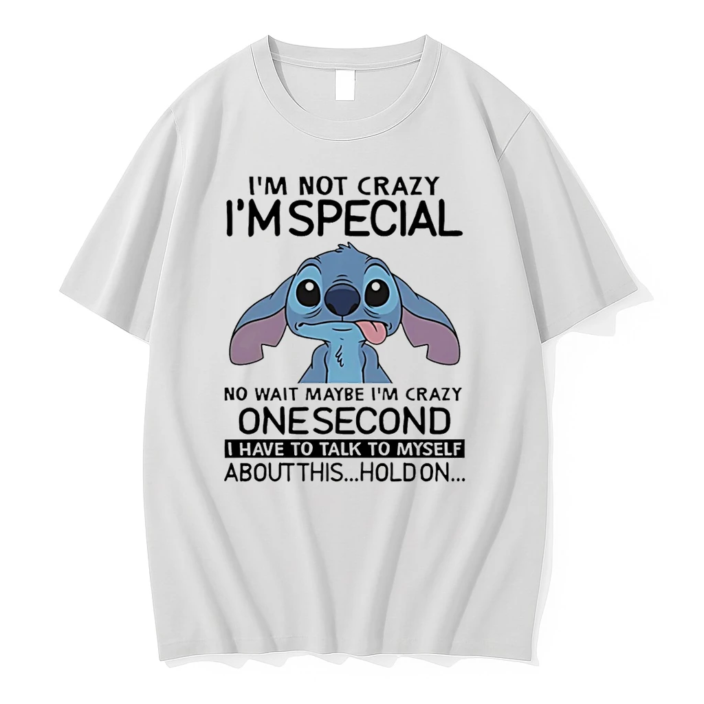 Stitch Im Not Crazy Im Special No Wait Maybe I Am Crazy One Second Shirts