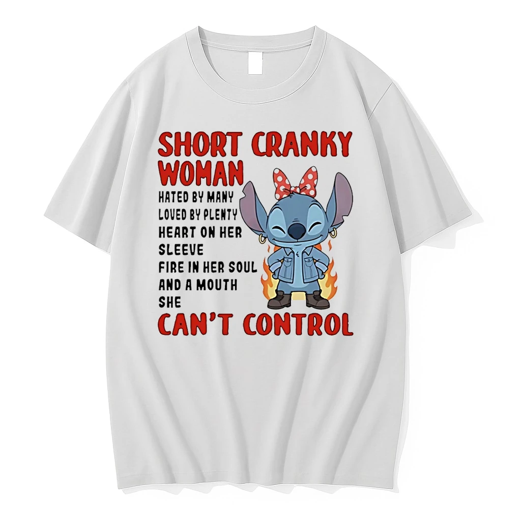 Stitch Short Cranky Woman Hated By Many Loved By Plenty Heart On Her Shirts