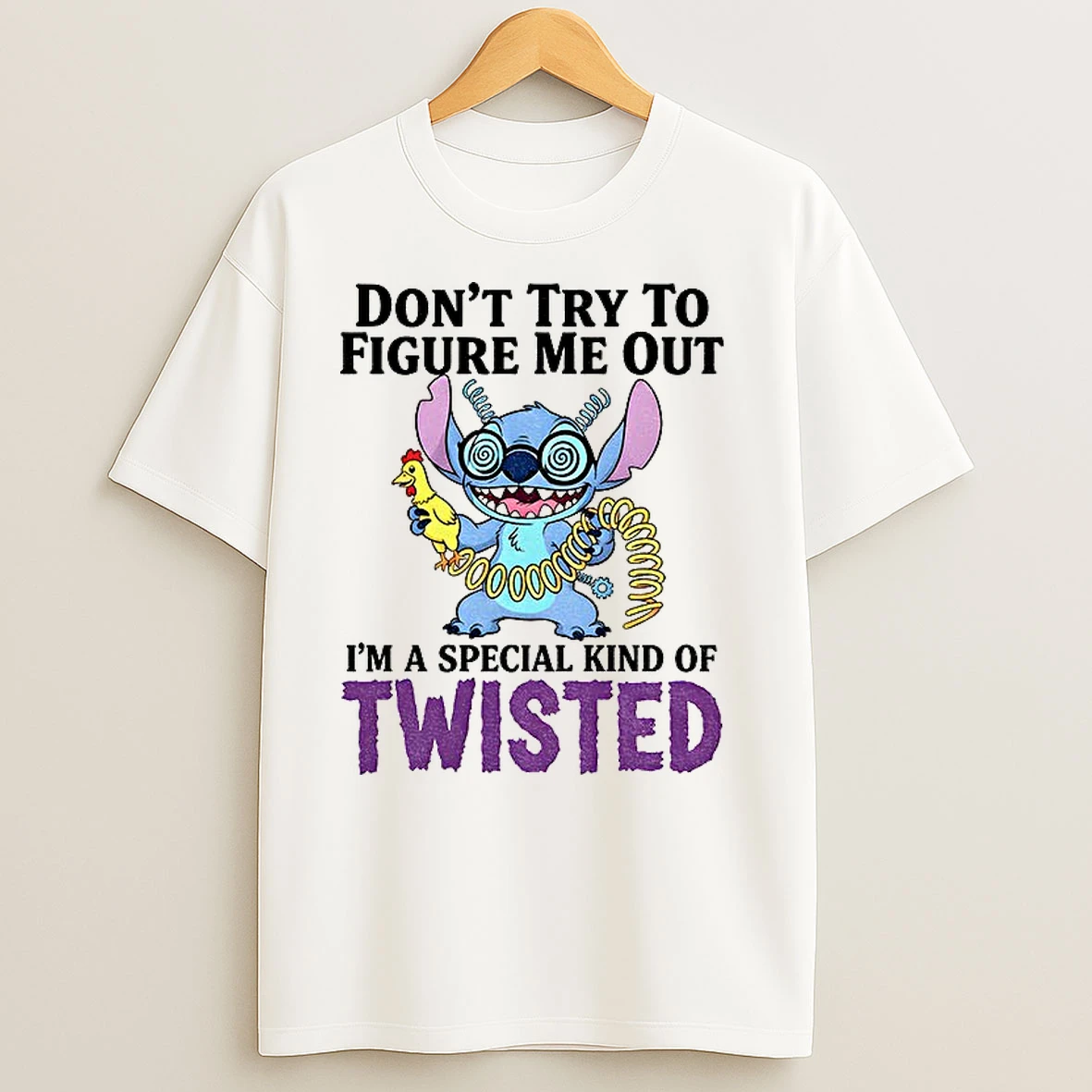 Stitch Dont Try To Figure Me Out Im A Special Kind Of Twisted T Shirts