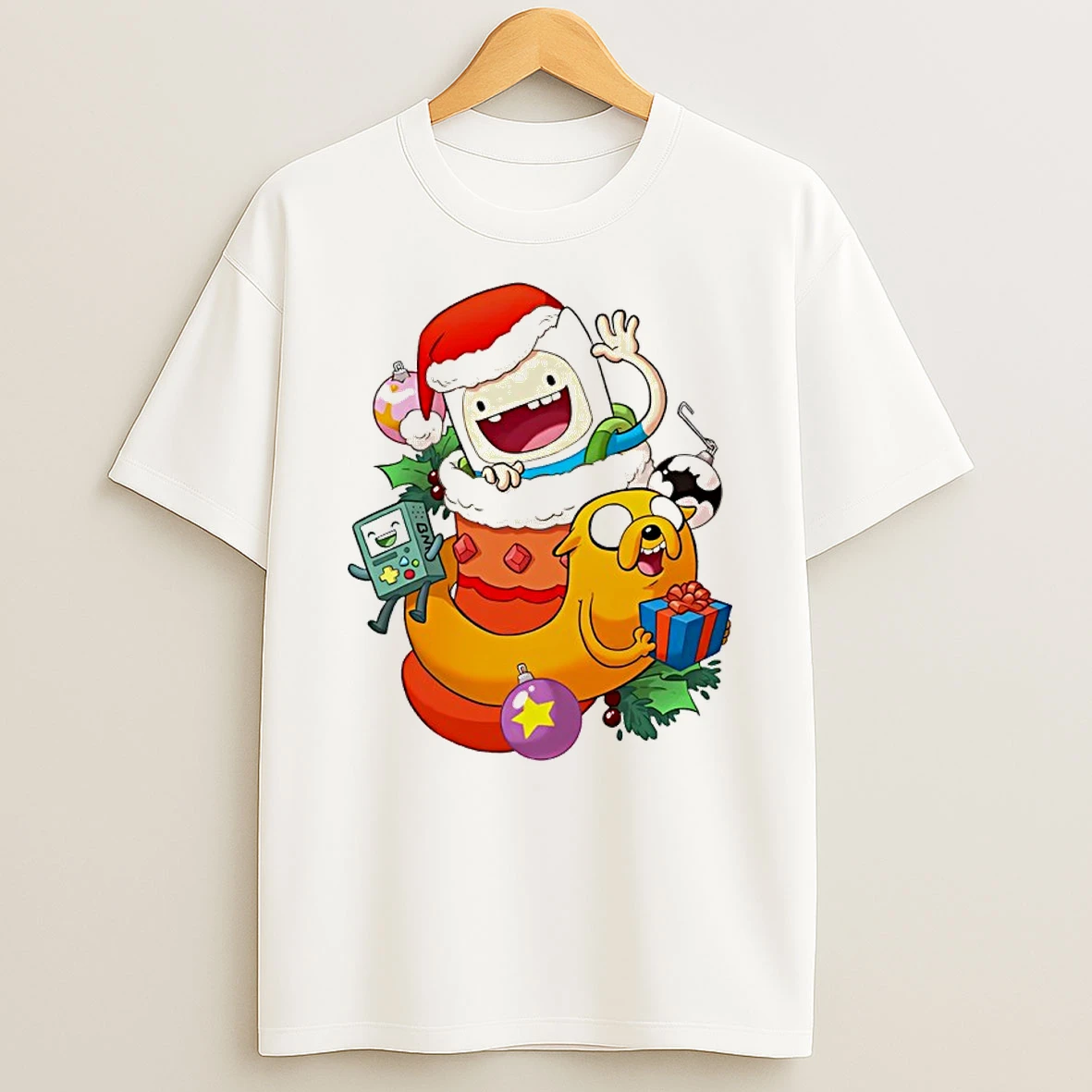 Stocking Stuffer Adventurous Jake And Finn Christmas Shirts