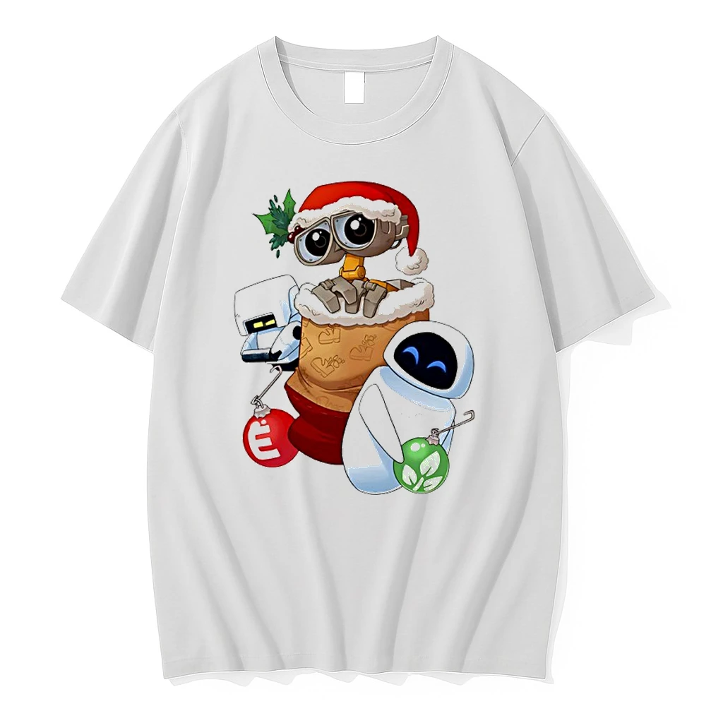 Stocking Stuffer Robot Friends Wall E Eve Christmas Shirts