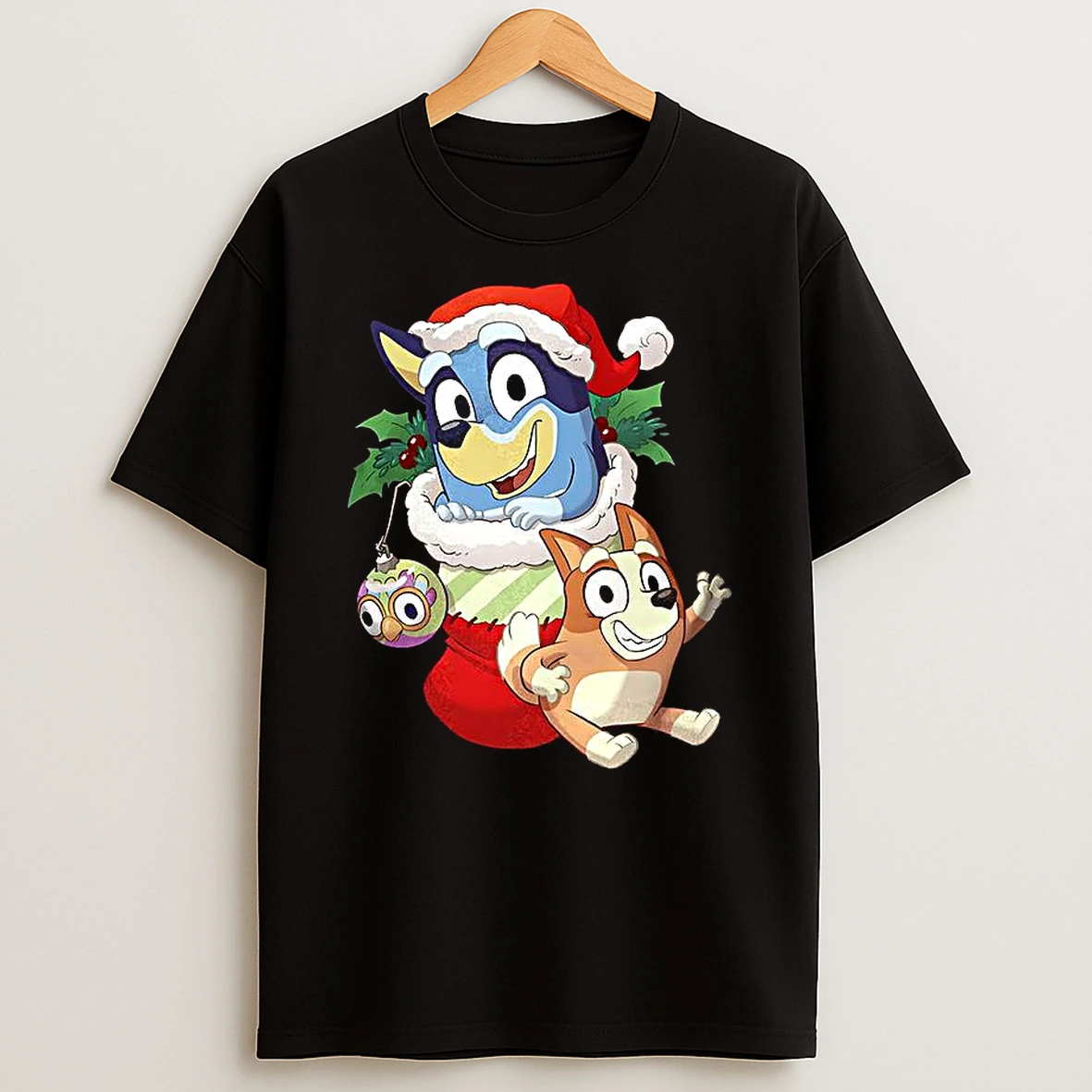 Stocking Stuffer Bluey And Bingo Cartoon Shirts