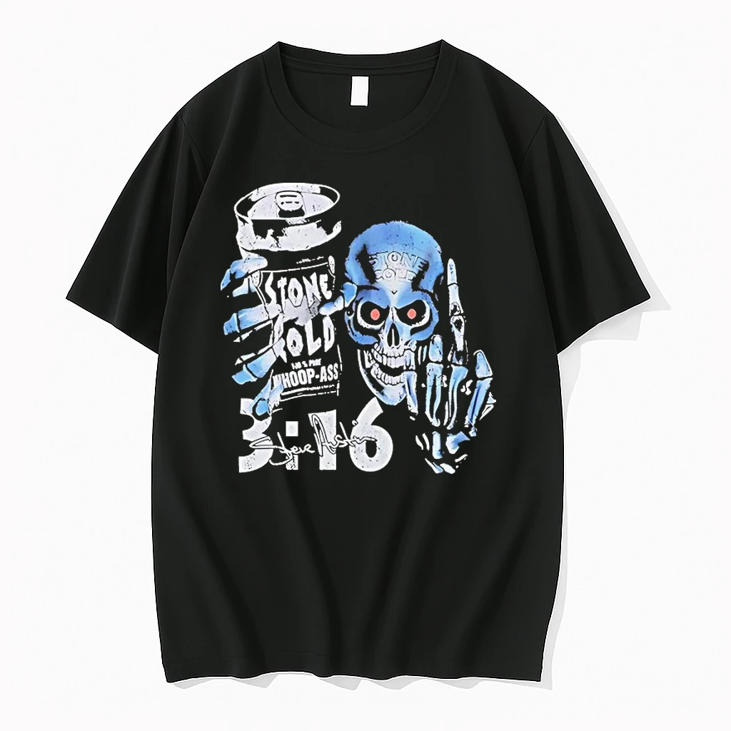 Stone Cold Skeleton Middle Finger Whoop Ass Shirts