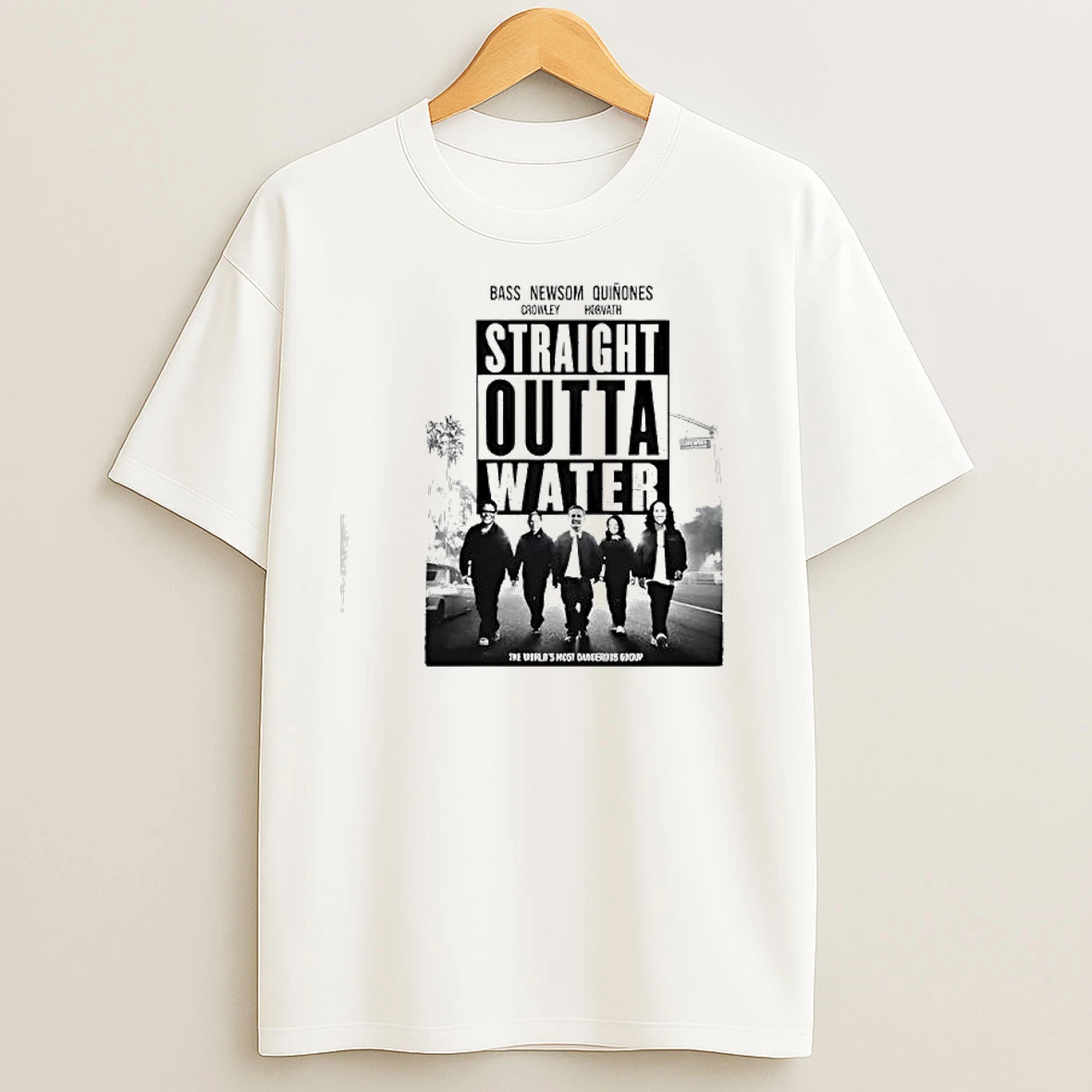 Straight Outta Water T Shirts