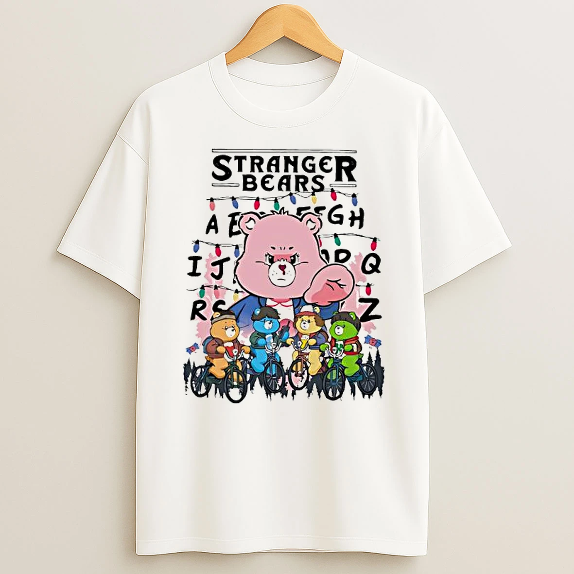 Stranger Bears Care Bears Franchise Shirts