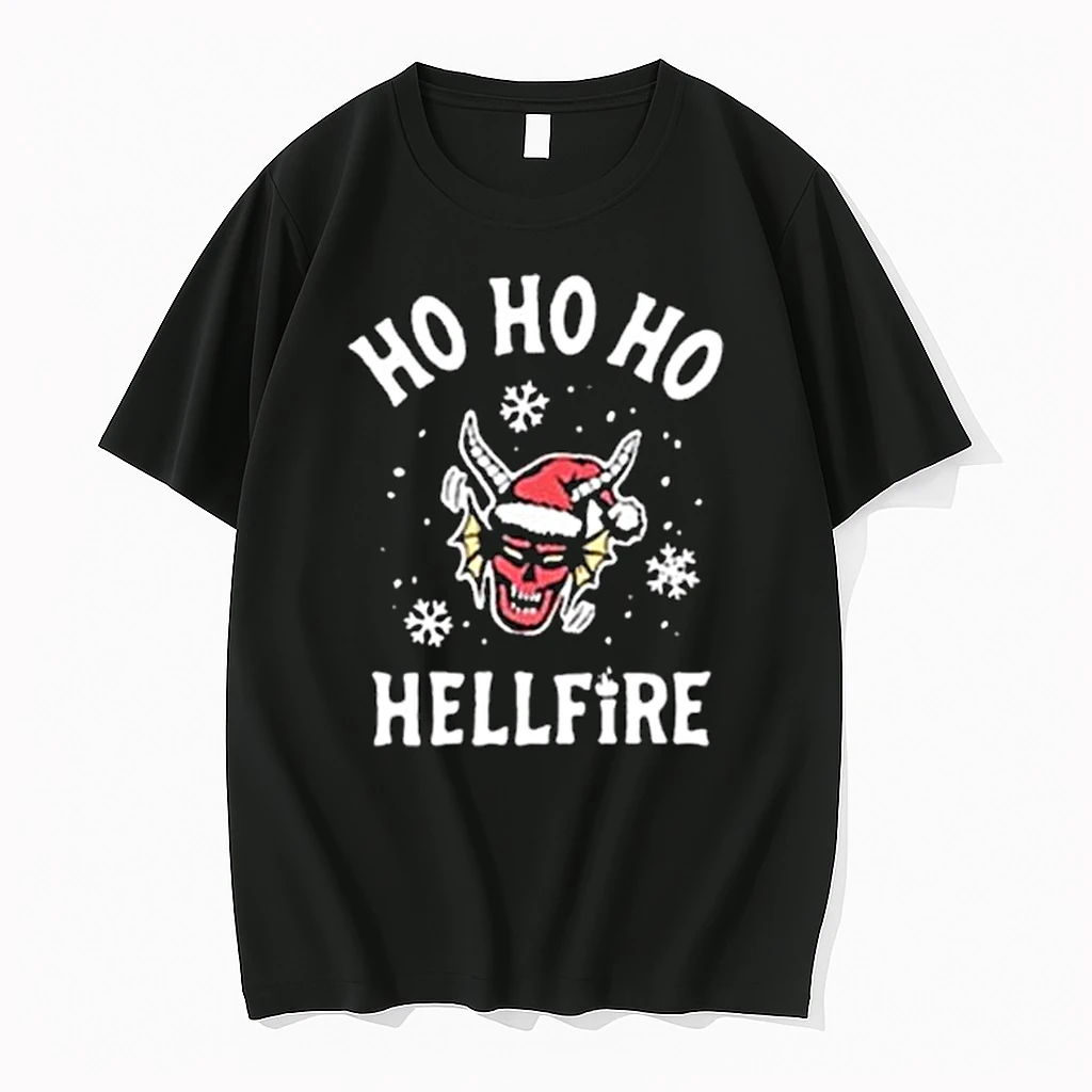 Stranger Thing Ho Ho Ho Hellfire Shirts