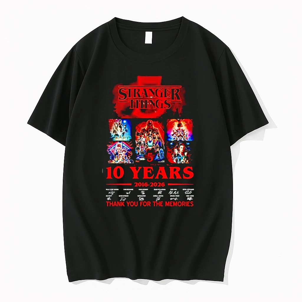 Stranger Things 10 Years 2016 2026 Eb Thank You For The Memories Shirts