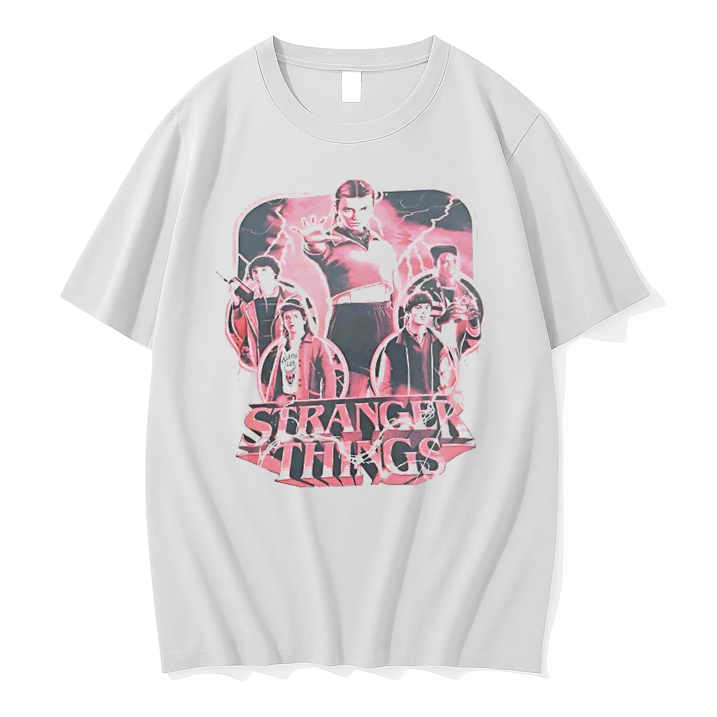 Stranger Things Group Girls Raglan Shirts