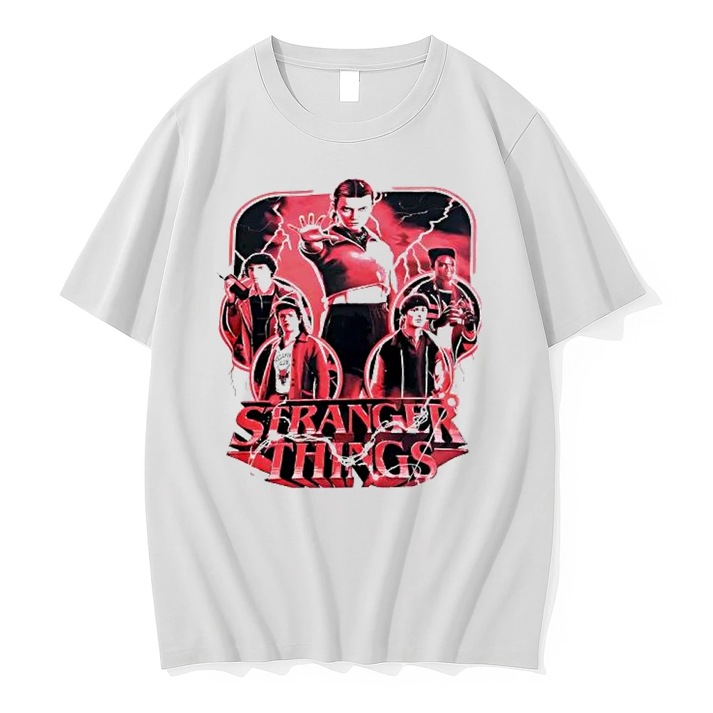 Stranger Things Group Girls Raglan Vintage Shirts