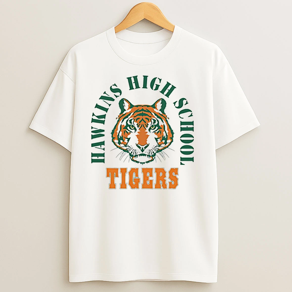 Stranger Things Hawkins High School Tiger T Shirts