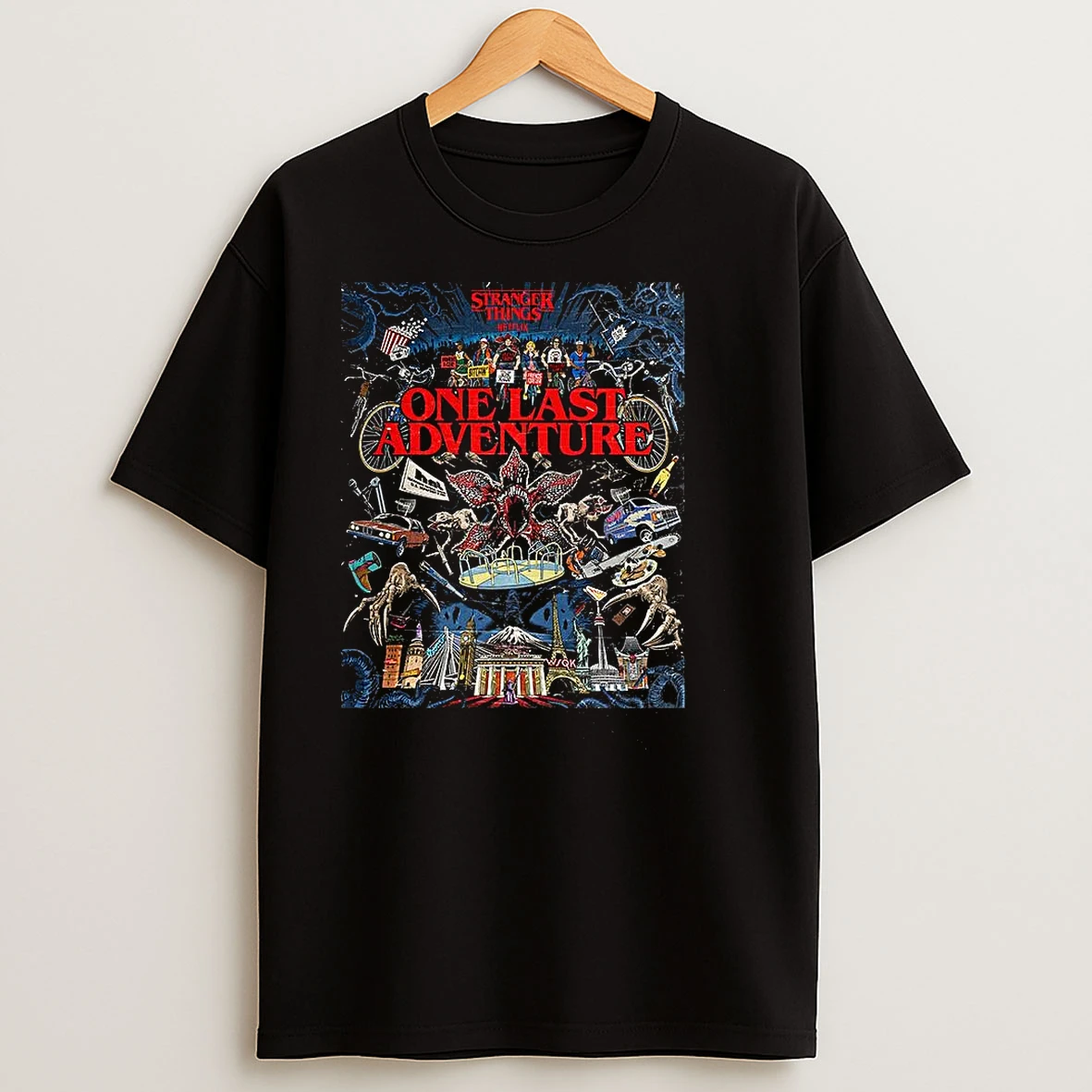 Stranger Things One Last Adventure Movie Season 5 Final T Shirts