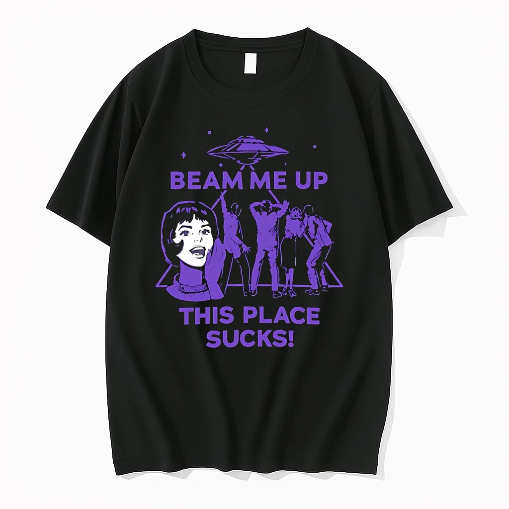 Stranger Things Beam Me Up This Place Suck Shirts