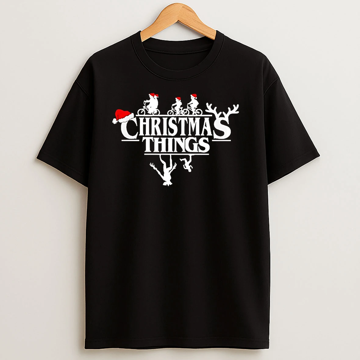Stranger Things Characters Christmas T Shirts