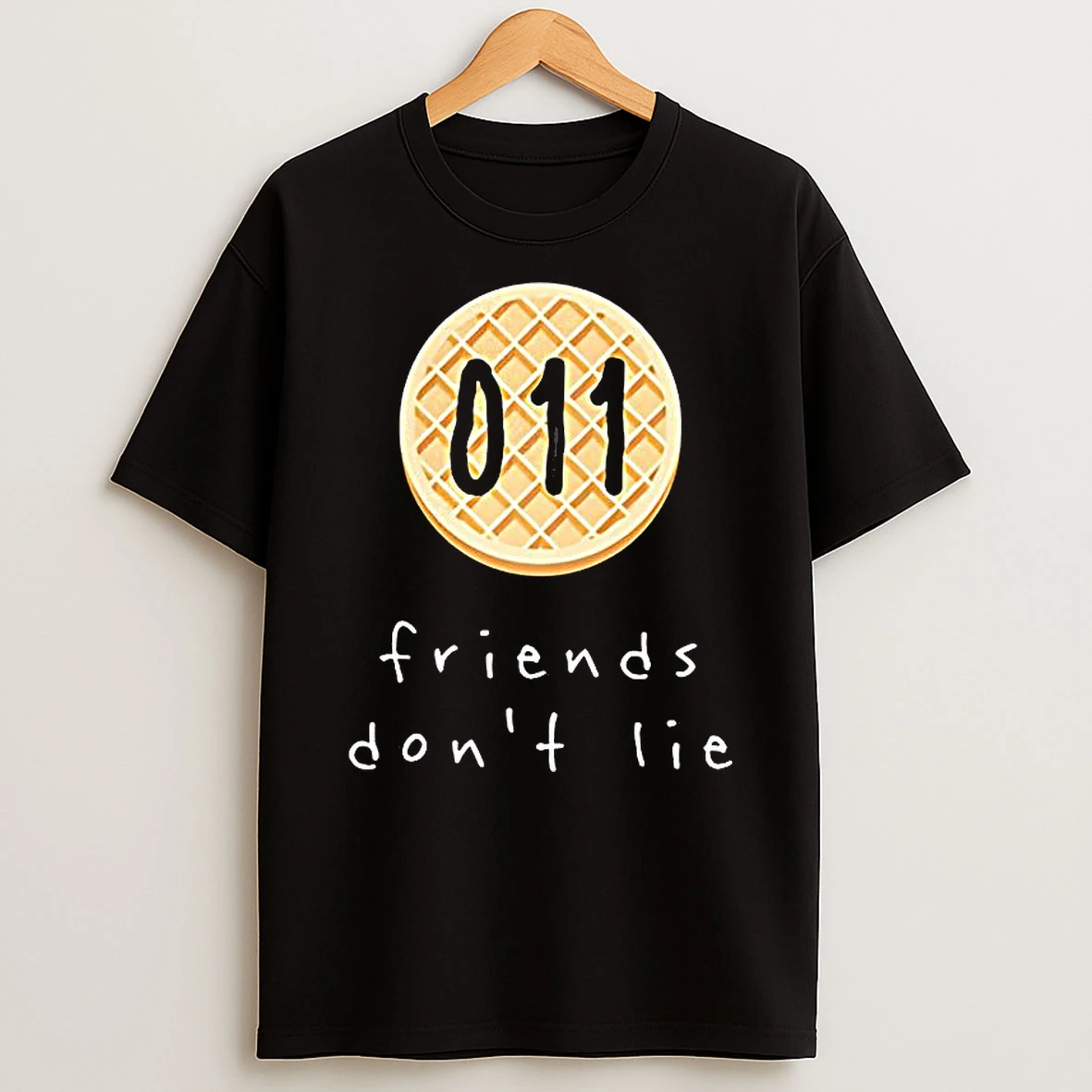 Stranger Things Friends Dont Lie Waffle 001 Shirts