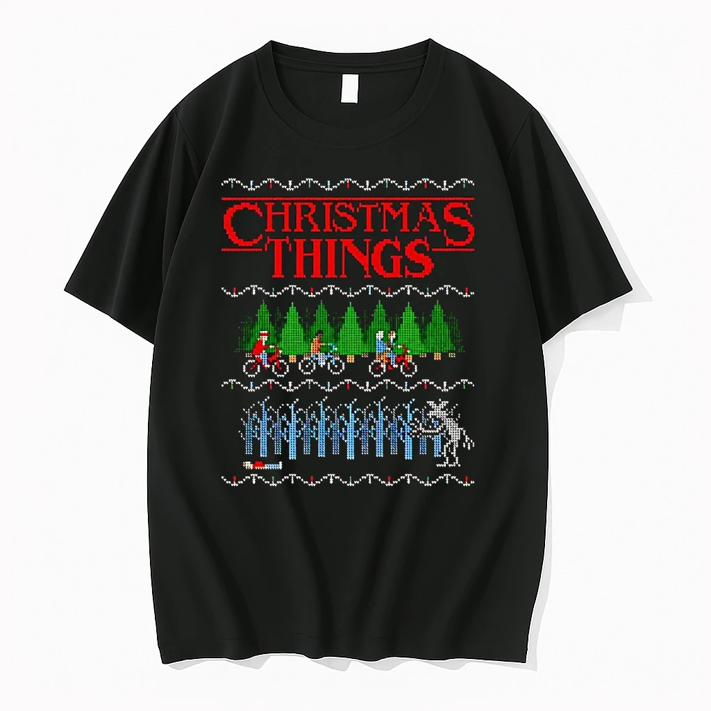 Stranger Things Ugly Christmas Upside Down Shirts