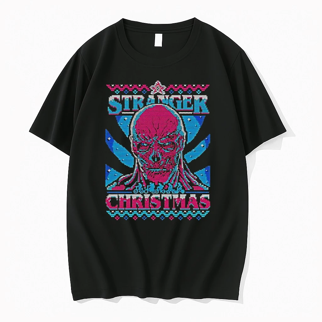 Stranger Ugly Christmas 2025 Black Shirts