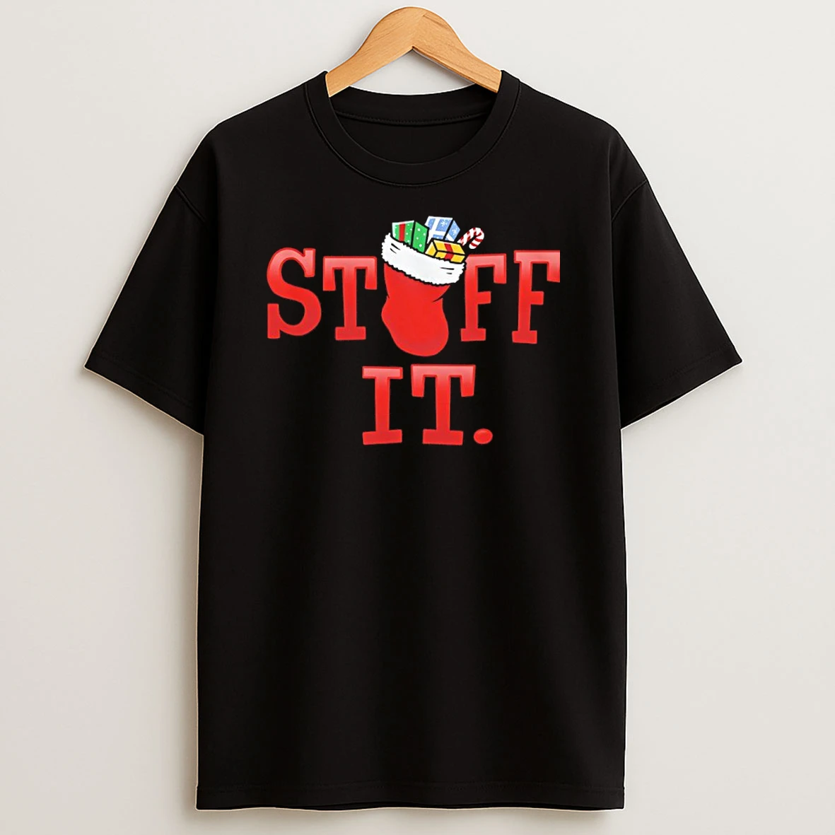 Stuff It Christmas Stocking Shirts