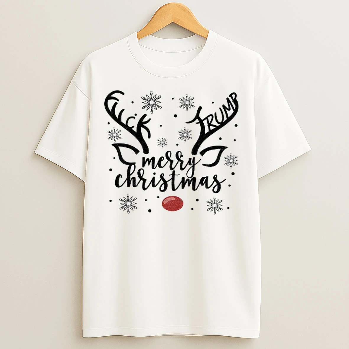 Subtle Anti Trump Christmas Raindeer T Shirts
