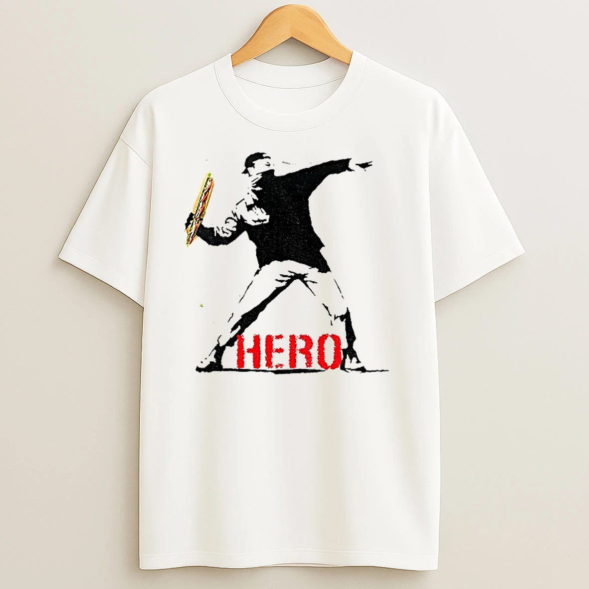 Subway Sandwich Guy Washington D C Subway Hero Throwing T Shirts