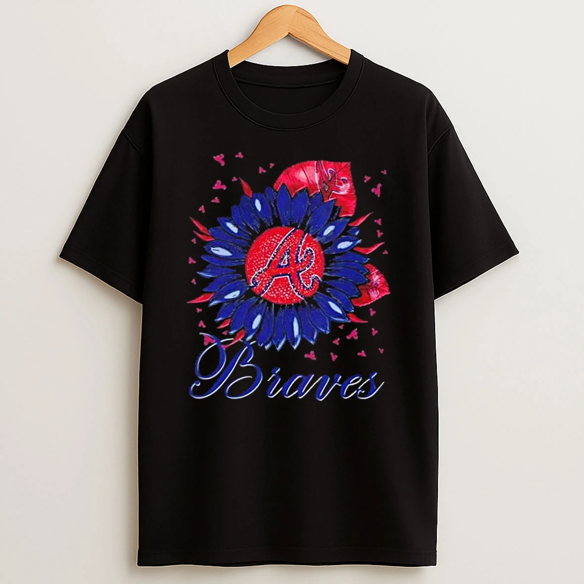 Sunflower X Atlanta Braves Baseball Logo Shirts