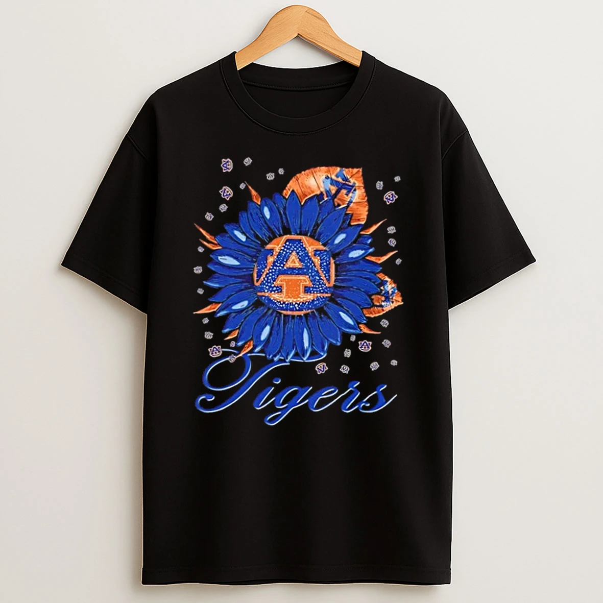 Sunflower X Auburn Tigers Football Logo Shirts