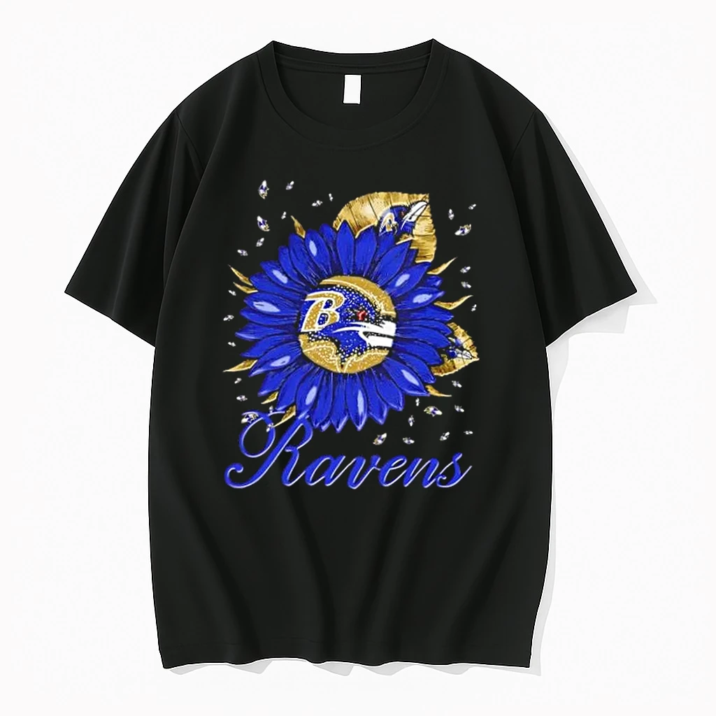 Sunflower X Baltimore Ravens Football Logo Shirts
