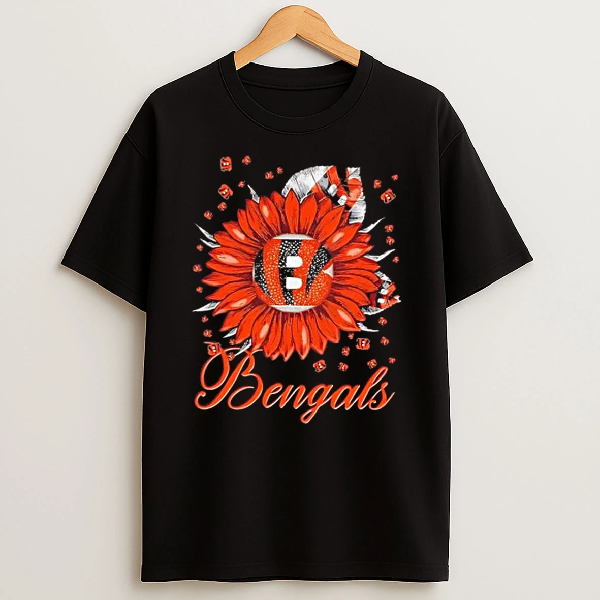 Sunflower X Cincinnati Bengals Football Logo Shirts