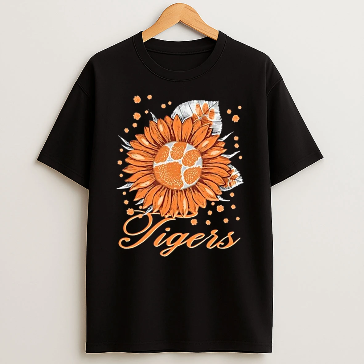 Sunflower X Clemson Tigers Football Logo Shirts