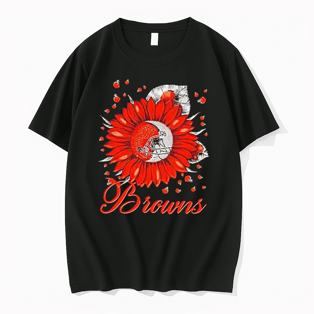 Sunflower X Cleveland Browns Football Logo Shirts