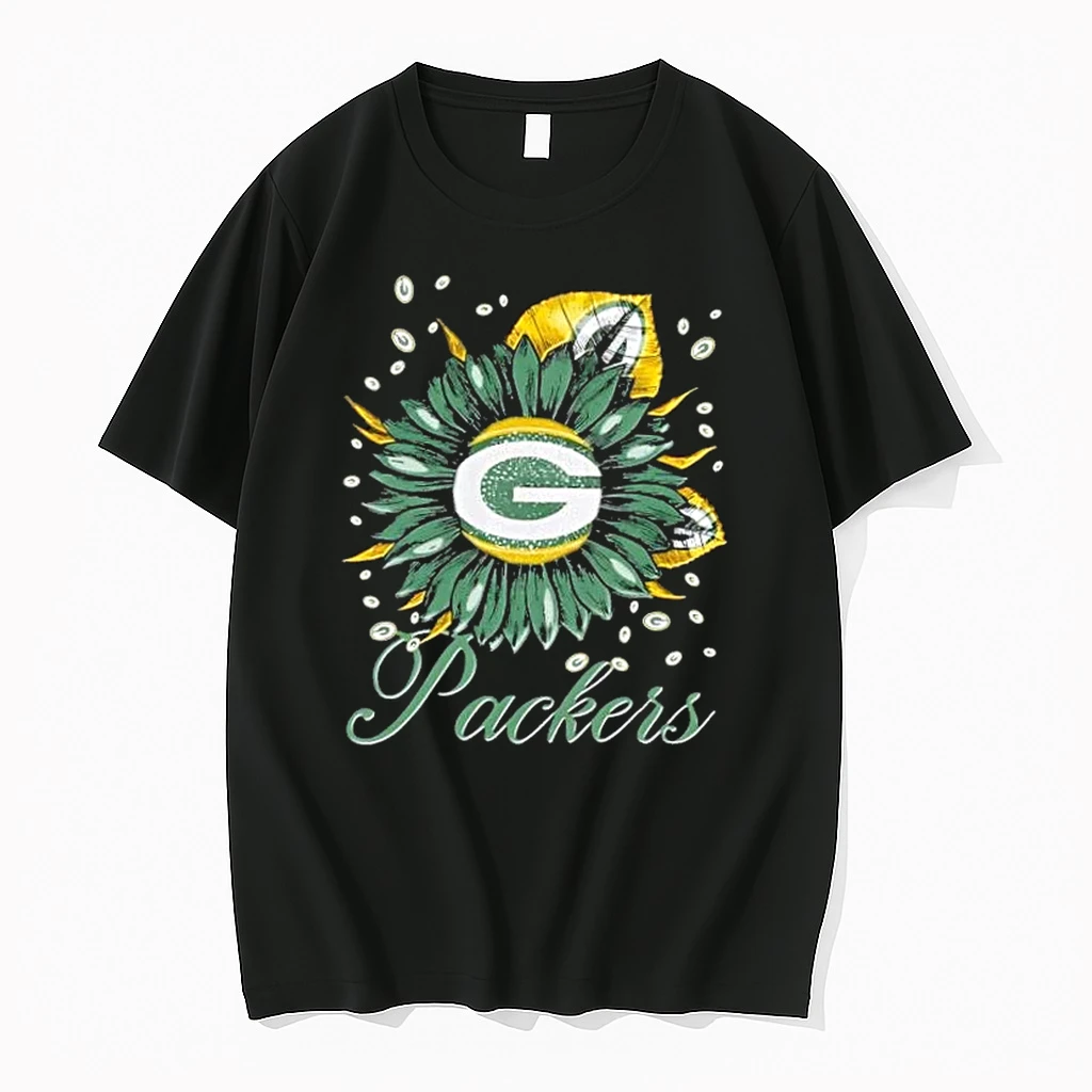 Sunflower X Green Bay Packers Football Logo Shirts