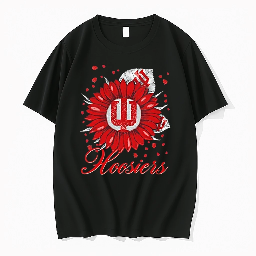 Sunflower X Indiana Hoosiers Football Logo Shirts