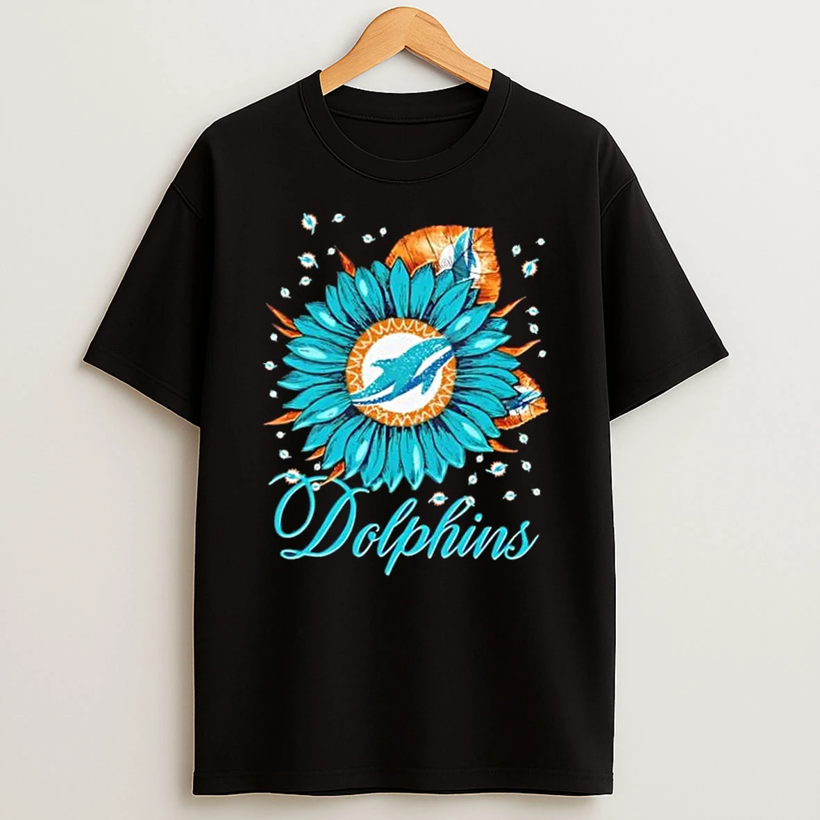 Sunflower X Miami Dolphins Football Logo Shirts