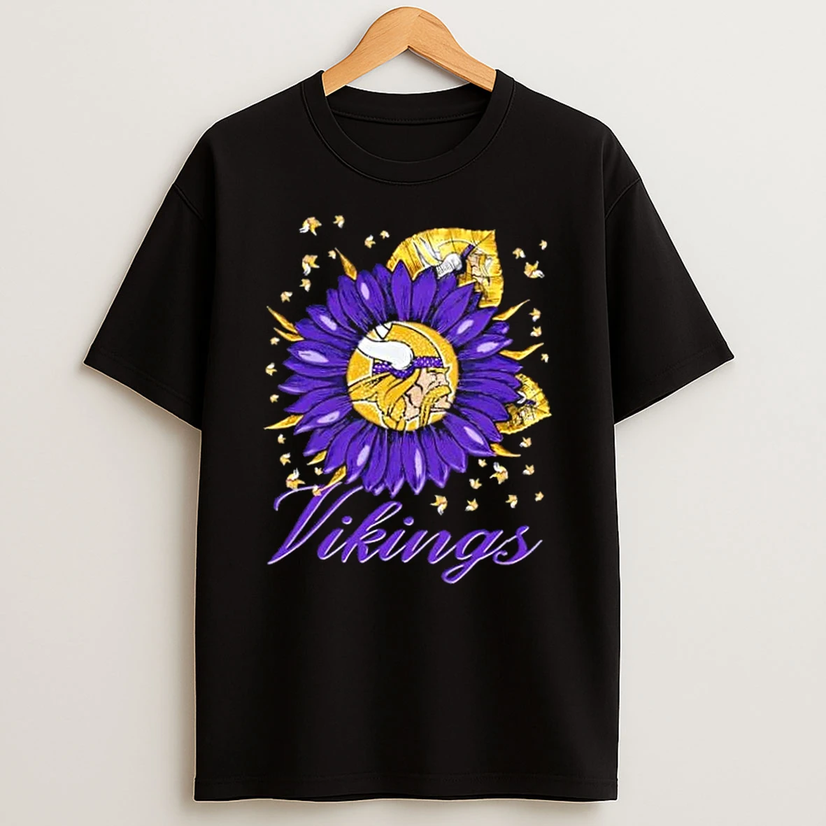 Sunflower X Minnesota Vikings Football Logo Shirts