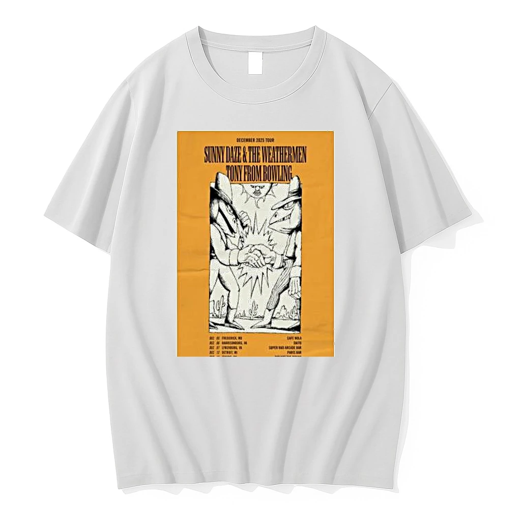 Sunny Daze The Weathermen December 2025 Tour Shirts