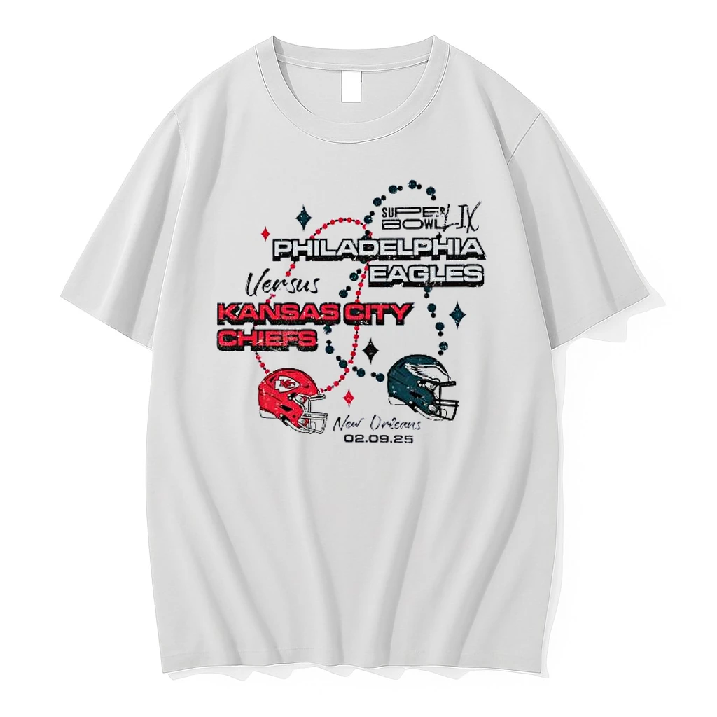 Super Bowl Lix Kansas City Chiefs Vs Philadelphia Eagles 2025 Shirts
