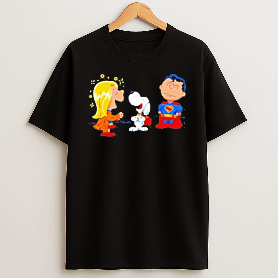 Supergirl Krypto And Superman In The Style Of Peanuts Kryptonuts Shirts