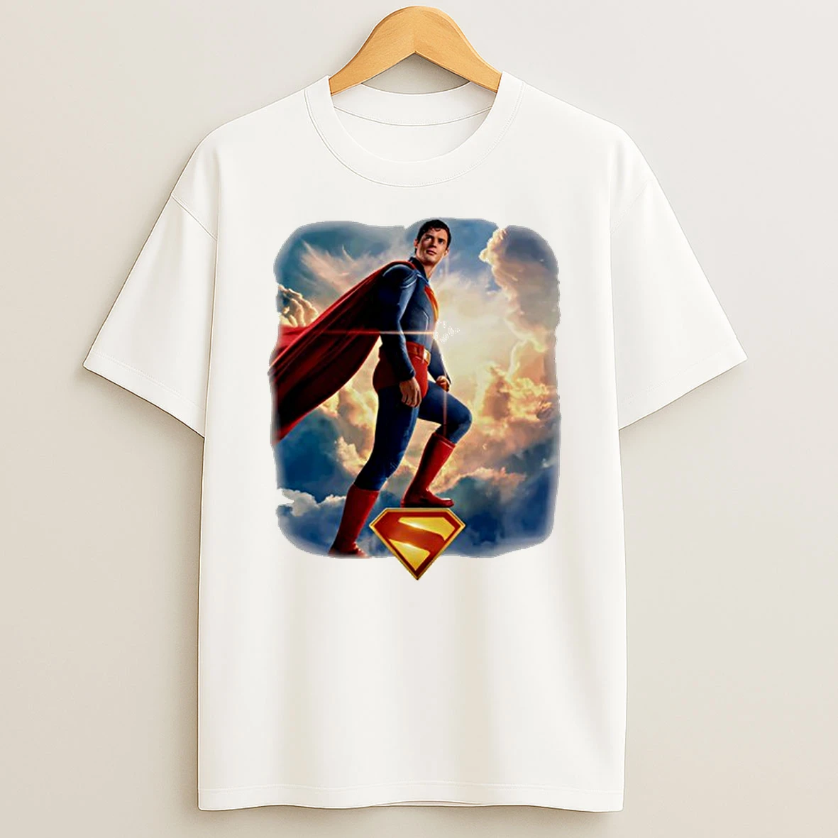 Superman Standing 2025 Faded Shirts