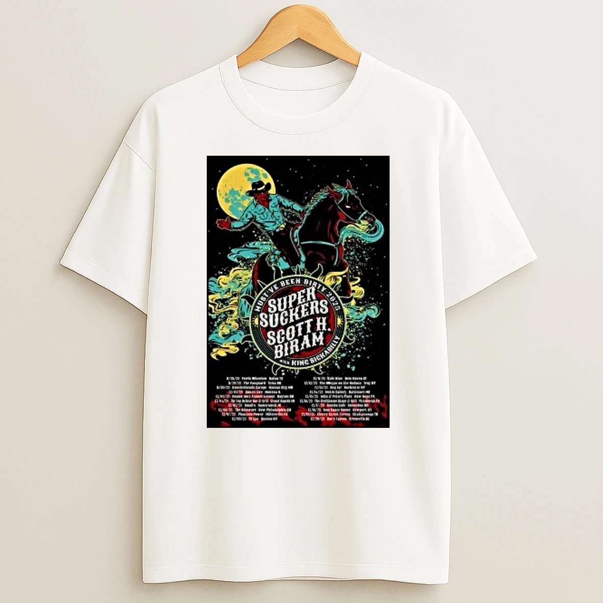 Supersuckers And Scott H Biram Mustve Been Dirty 2025 Concert Shirts
