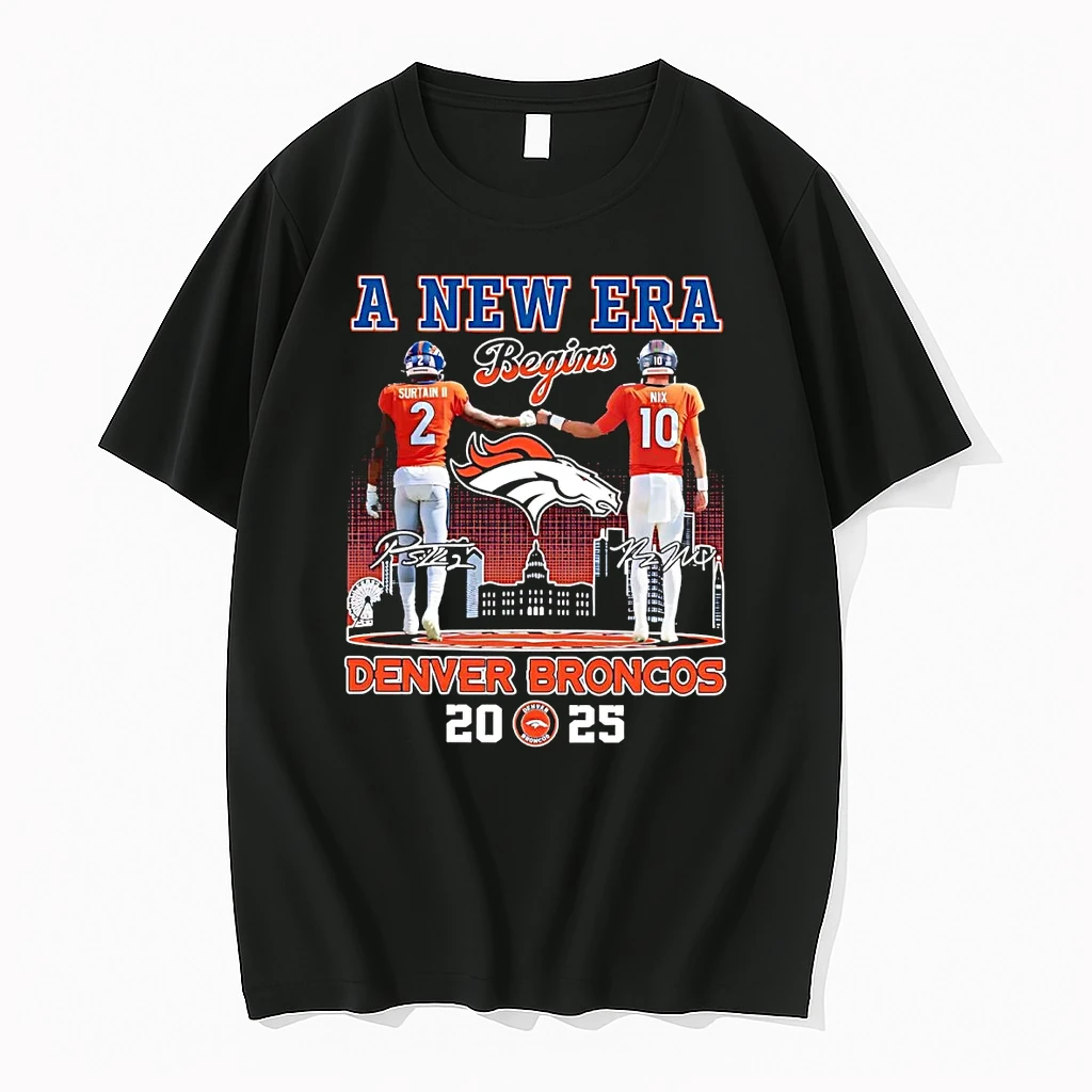 Surtain Ii And Nix A New Era Begins Denver Broncos 2025 Shirts
