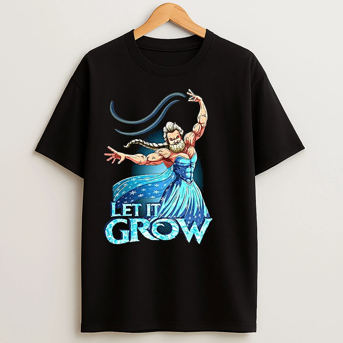 Swollen Let It Grow Elsa Frozen Parody T Shirts