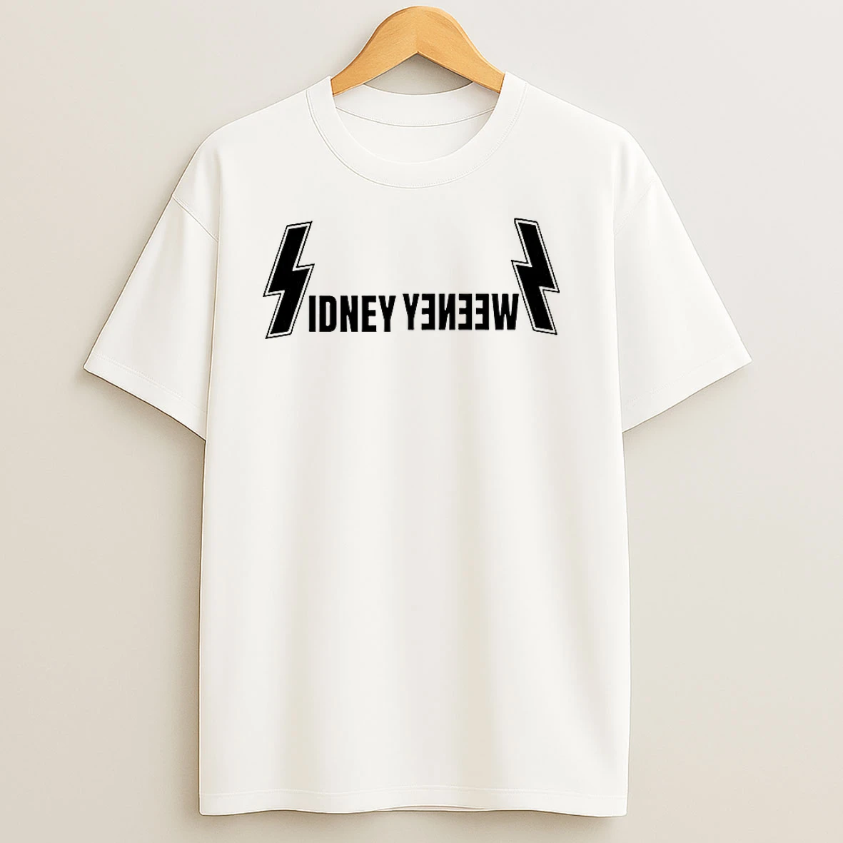Sydney Sweeney Lighting Logo T Shirts