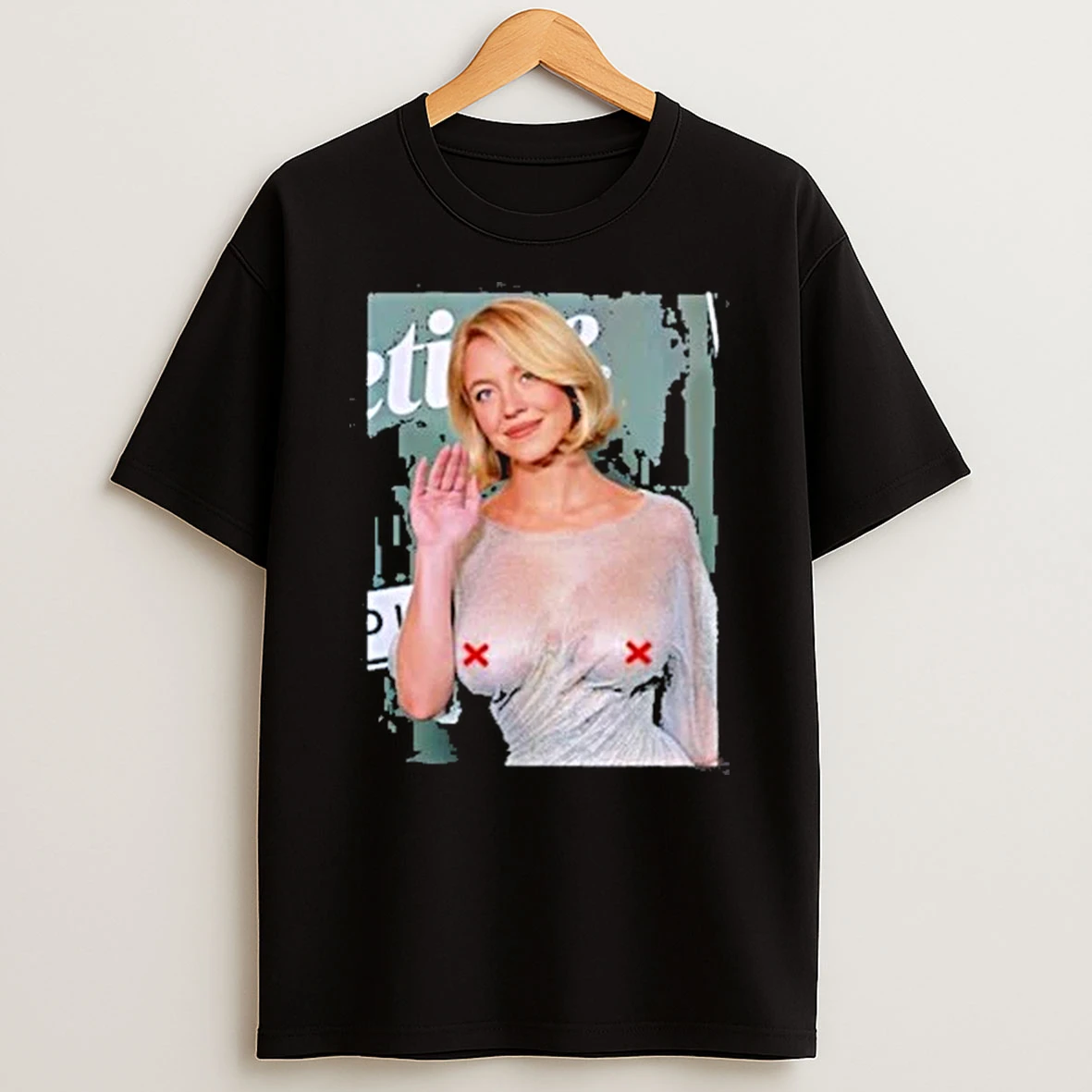 Sydney Sweeney See Thru Glamorous Wet 2025 Shirts