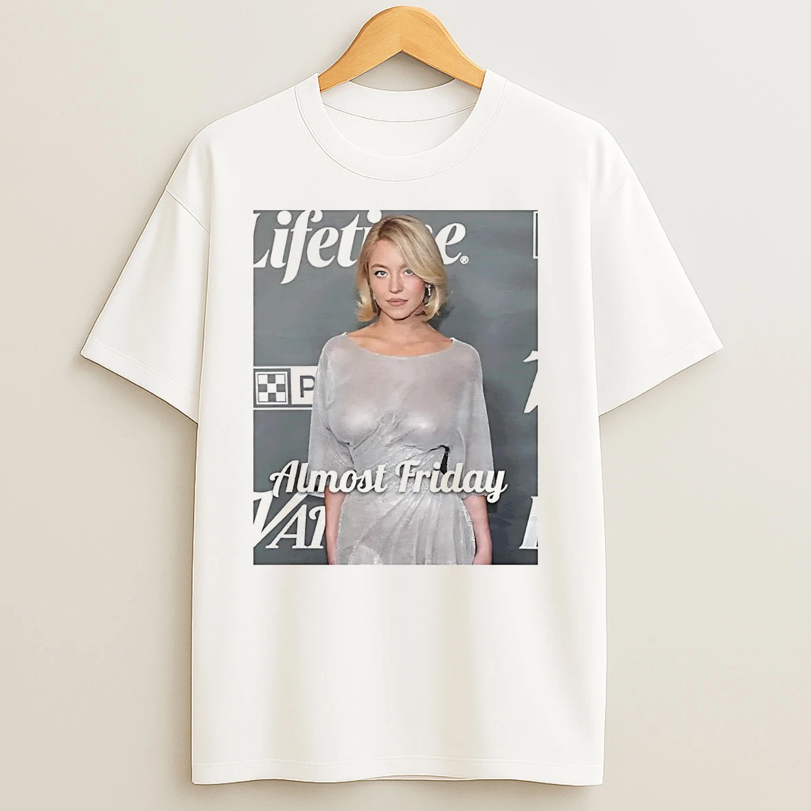 Sydney Sweeney See Through Dress T Shirts