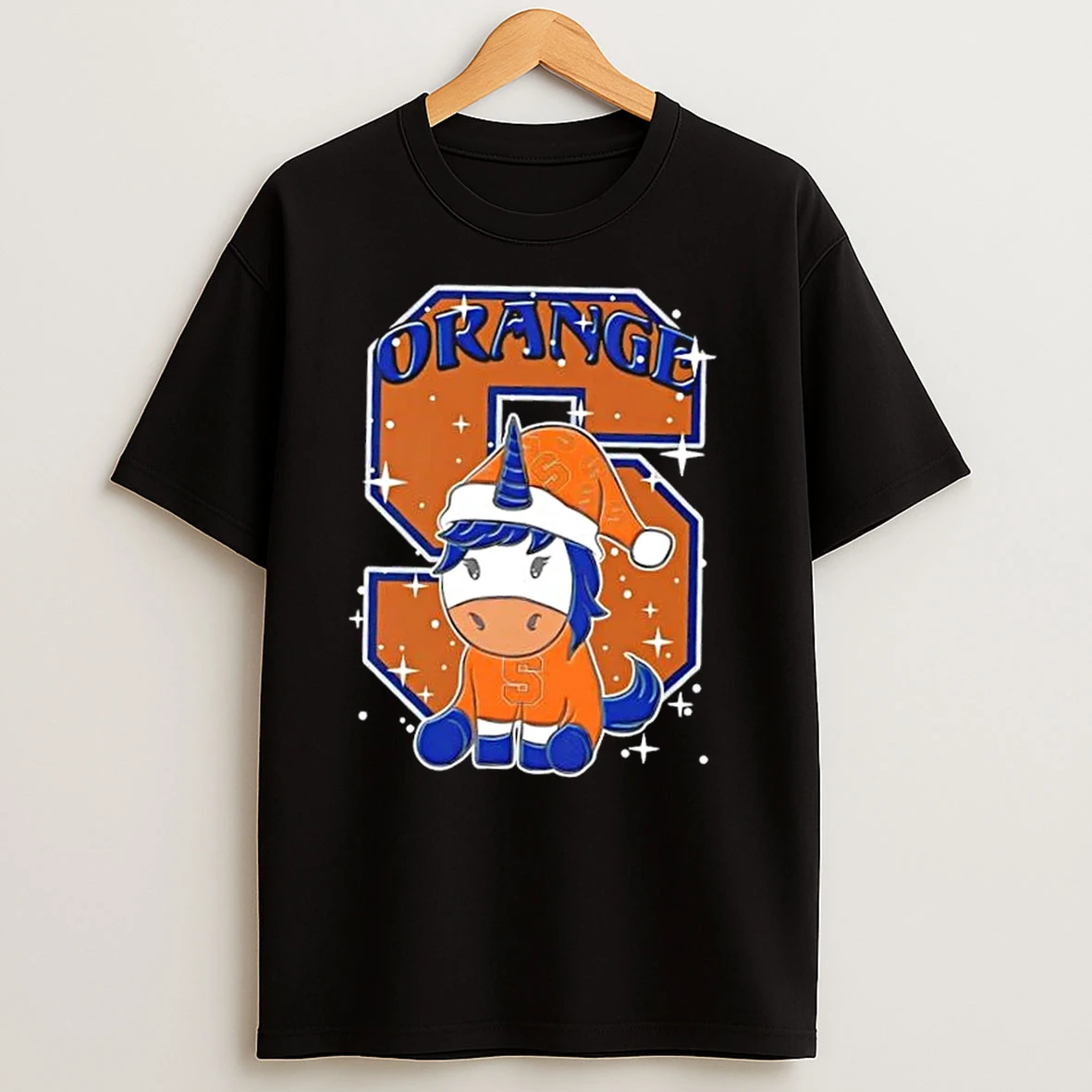Syracuse Orange Football X Unicorn Merry Christmas T Shirts
