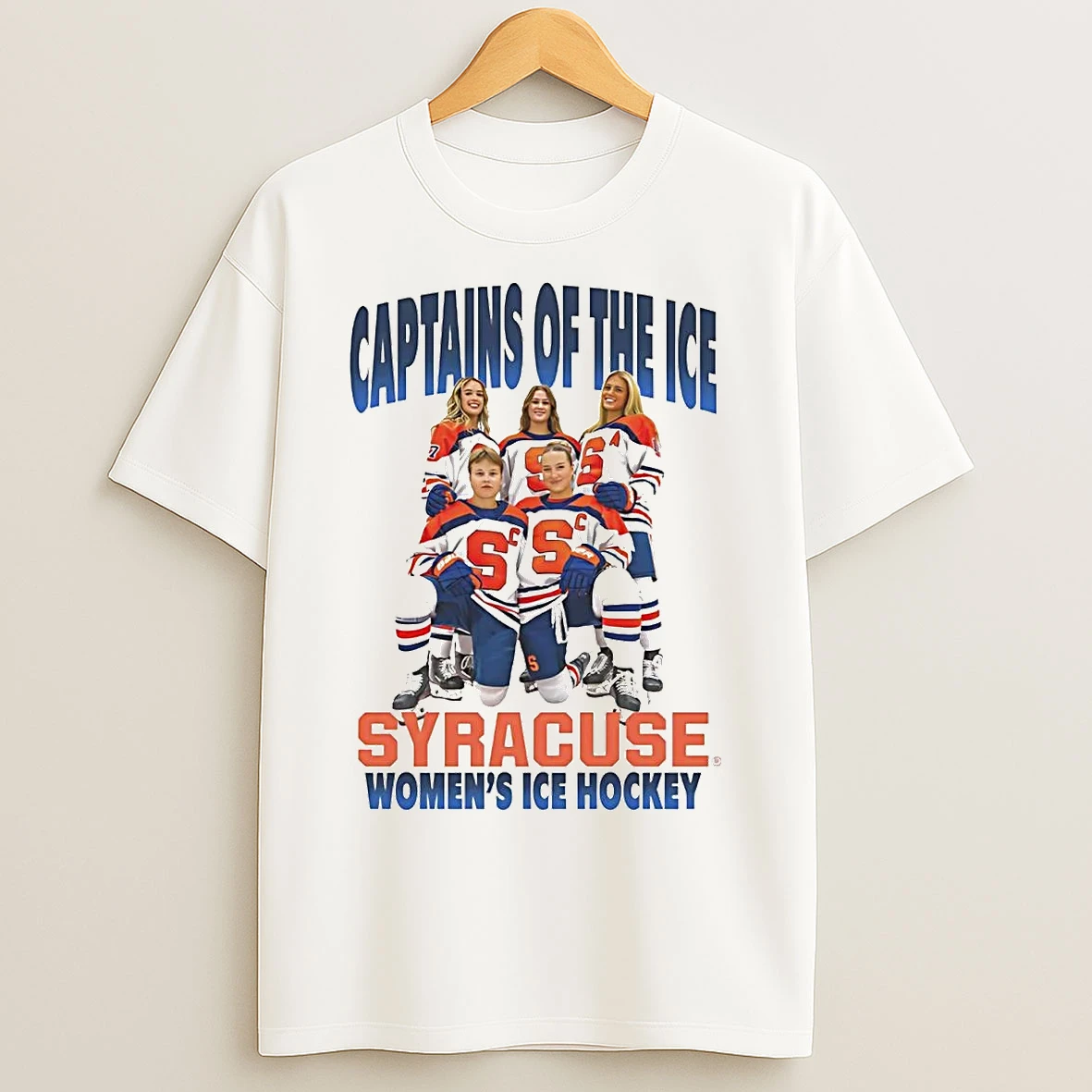 Syracuse Orange Womens Ice Hockey Captains Of The Ice T Shirts